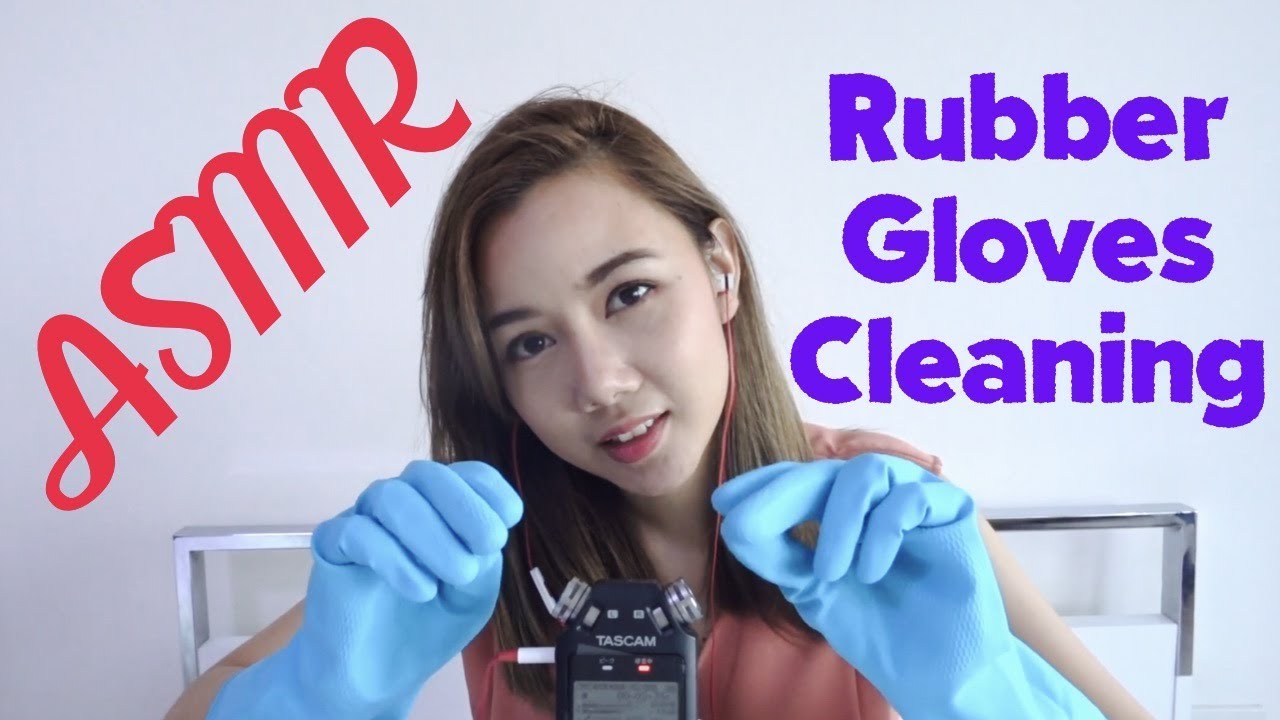 🎧ASMR - Rubber gloves cleaning sounds