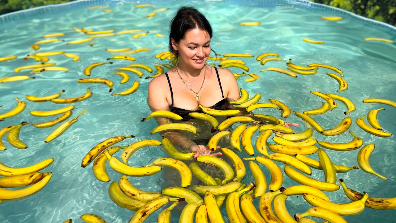 Banana Bliss in the Pool! Dive Into Delicious Dishes and Poolside Delights