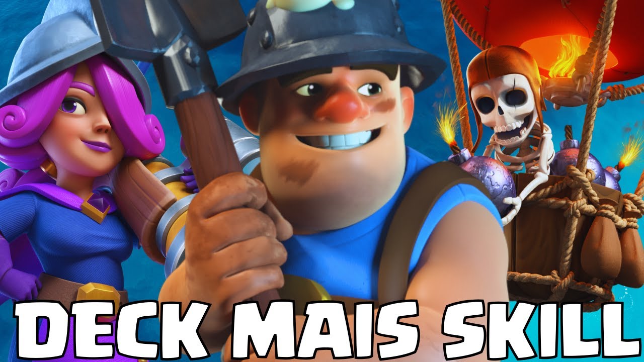 😮 MELHORE SUA GAMEPLAY USANDO O DECK MAIS SKILL DO JOGO! - Clash Royale