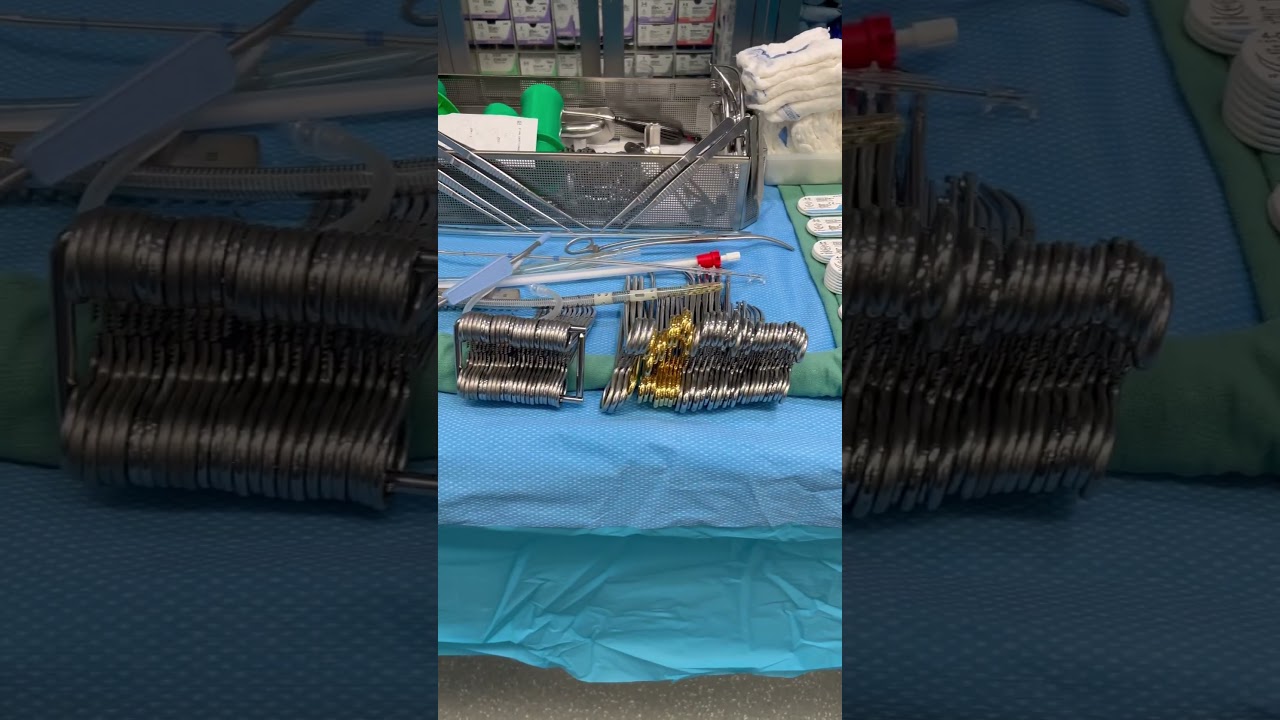 Open heart surgery back table set up &mdash; Surgical Tech￼