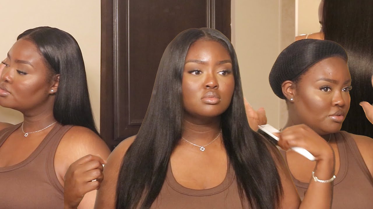 Beginner Friendly! New Natural V Part Wig Step By Step Install | UNice