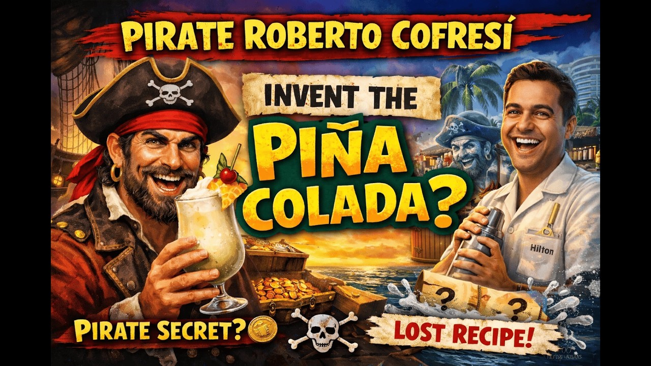 👉 Did Pirate Roberto Cofresi Invent the Pina Colada? 🍍🏴‍☠️