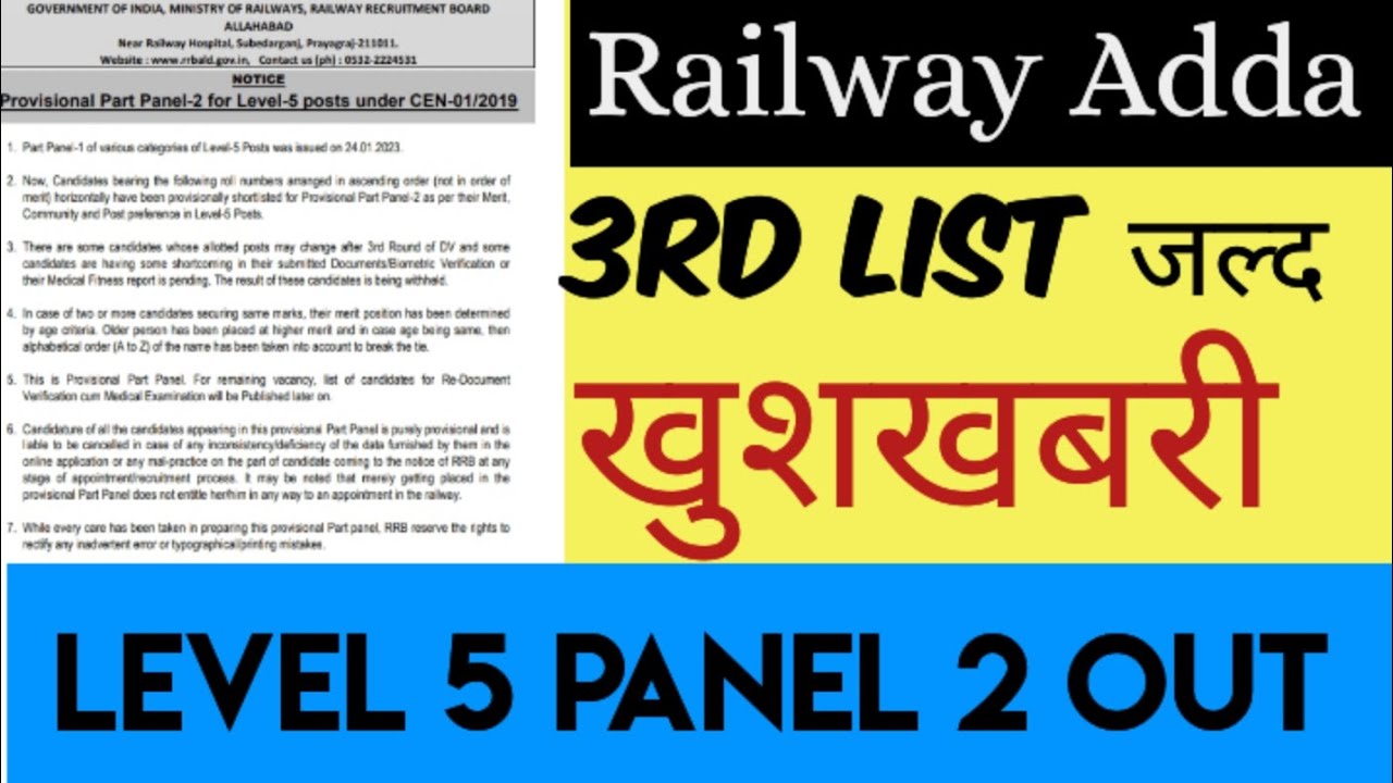 NTPC Level 5 Panel Out #खुशखबरी