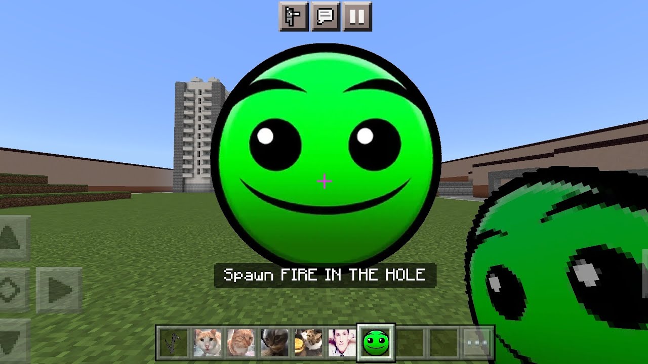 Fire in the hole Nextbot Added in Minecraft PE |  #memes