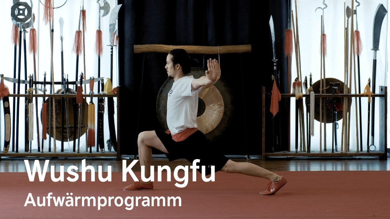 Unser Wushu Kungfu Aufwärmtraining