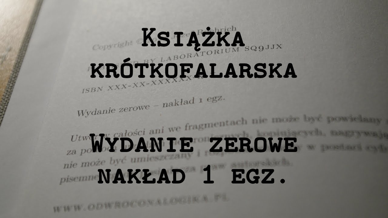 Książka krótkofalarska SQ9JJX -- Wydanie zerowe!