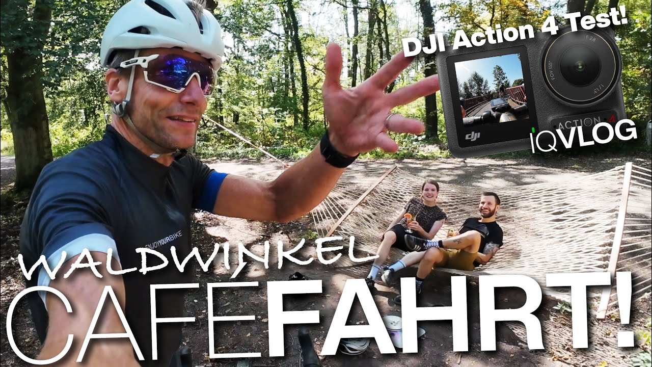 DJI Action 4 Test! Gravelbike-Vlog zum Waldwinkel-Café Benther Berg! #iqvlog