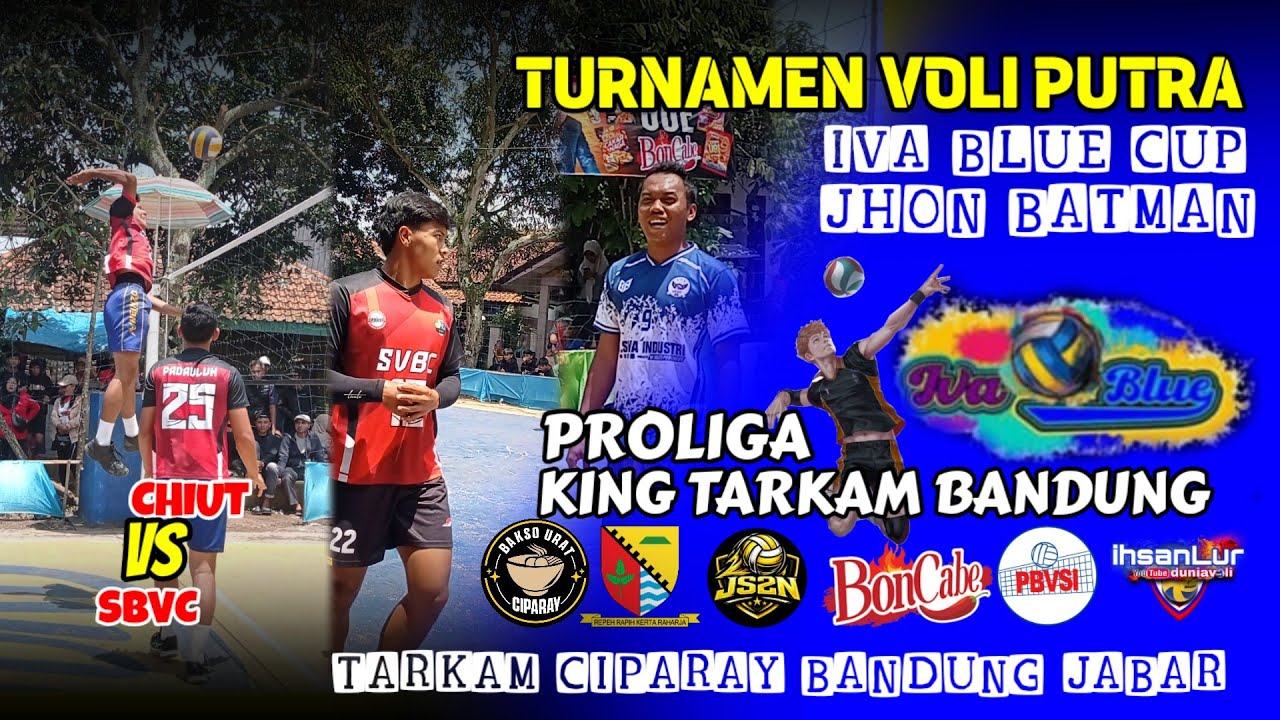 LIVE FATHIN KHRISNA,YUNA TURNAMEN VOLI PUTRA IVA BLUE | CHIUT🆚 SBVC | TARKAM CIPARAY