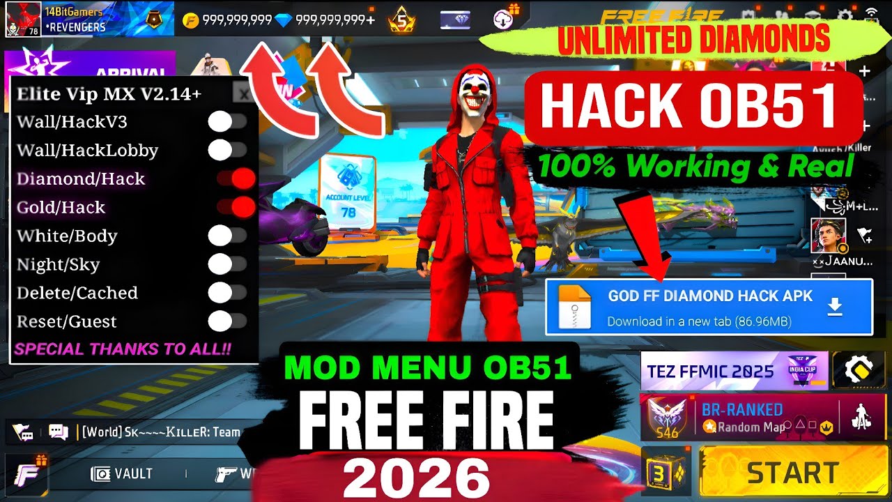 FREE FIRE DIAMOND HACK 2026 (100% WORKING METHOD) | FREE FIRE DIAMOND 💎HACK OB51 | FF DIAMOND HACK