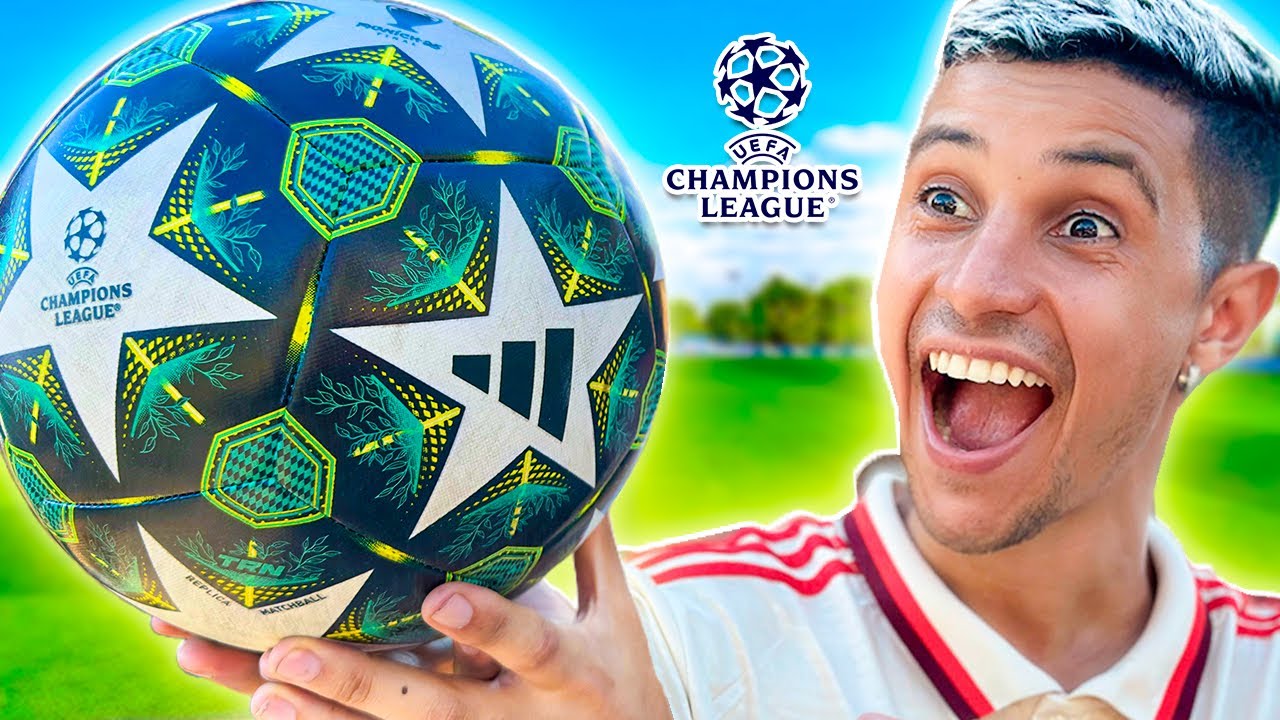 TESTEI A INCRÍVEL BOLA DA CHAMPIONS LEAGUE 2025!