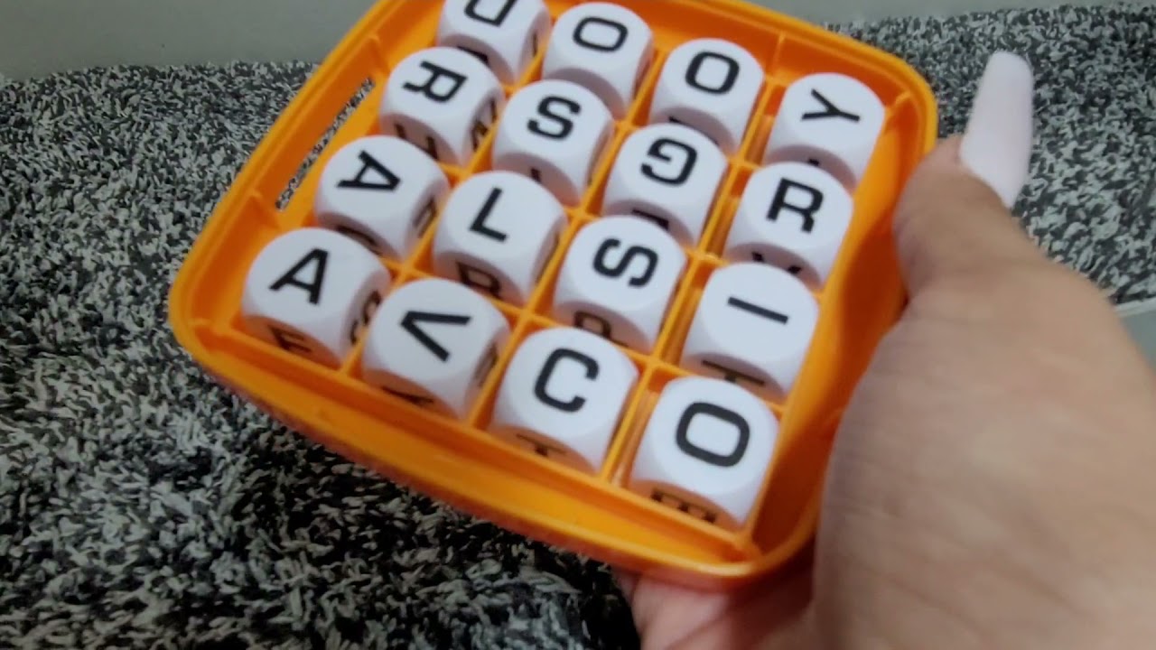 ASMR. LOTS OF TAPPING on boggle #asmr
