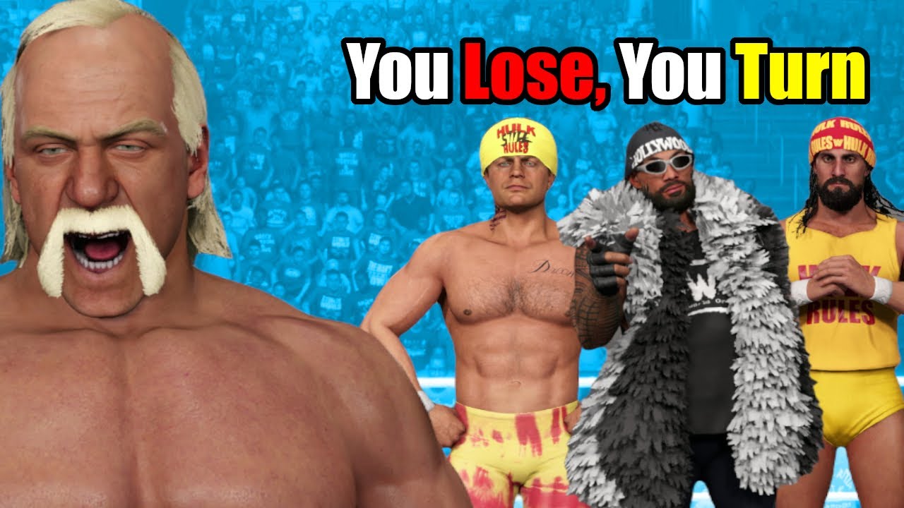WWE 2k23 But if you lose, you become Hulk Hogan!