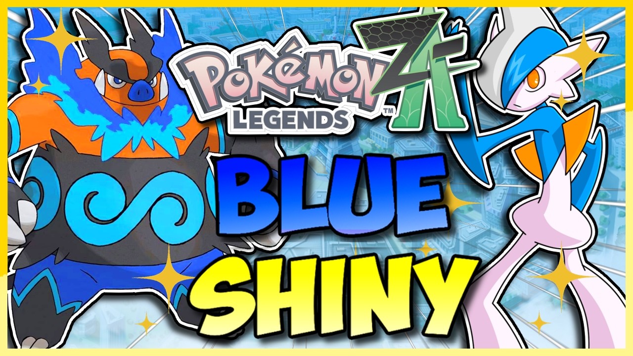 Pokemon Legends ZA, но я могу использовать ТОЛЬКО БЛЕСТЯЩИХ СИНИХ покемонов