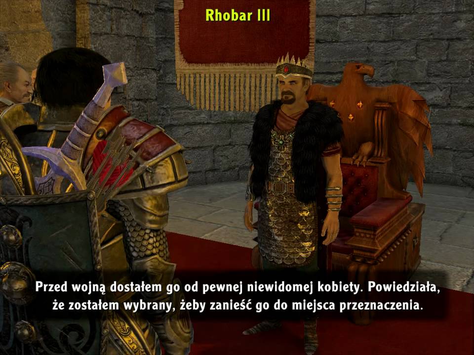 Arcania:Gothic 4 rozmowa z Rhobarem III Diegiem, Miltenem i Lordem Hagenem (HD)