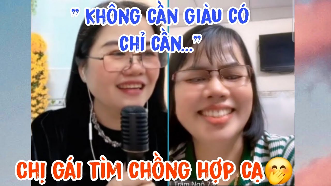 Thắm ghép đôi Chị Tâm Ngô tìm chồng không cần giàu có chị có điều kiện tự lo được.
