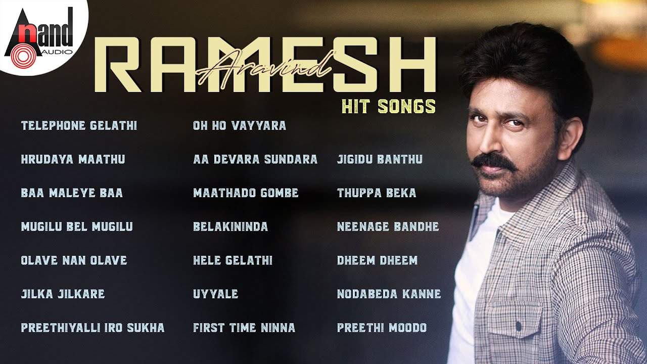 Ramesh Aravind Hit Songs Audio Jukebox ❤️| Superhit Songs Collection | #ramesharavind