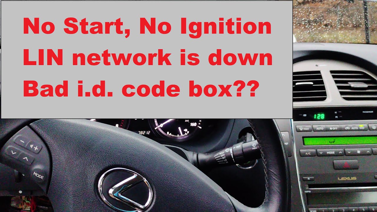 08 Lexus ES350 | b2325 b2789 b2785 | id code box
