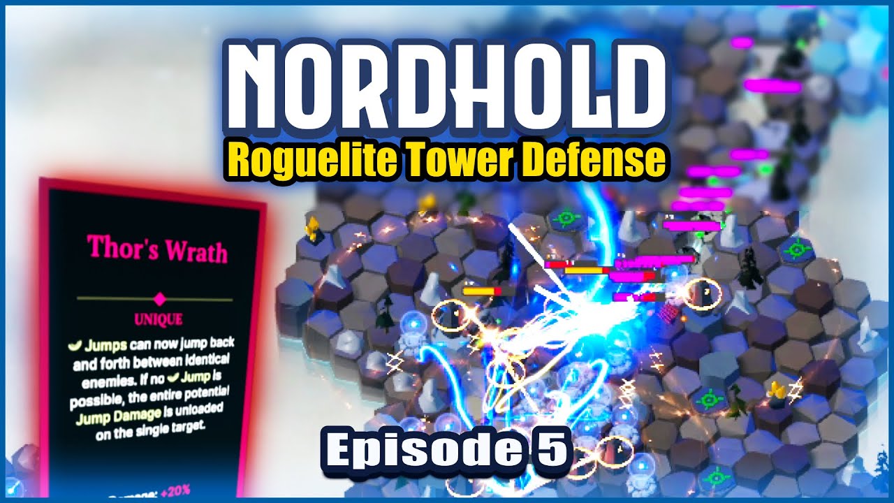 Thor's Wrath 👀 | Nordhold Gameplay - Roguelite Tower Defense (Normal Mode - Endless, 2025)