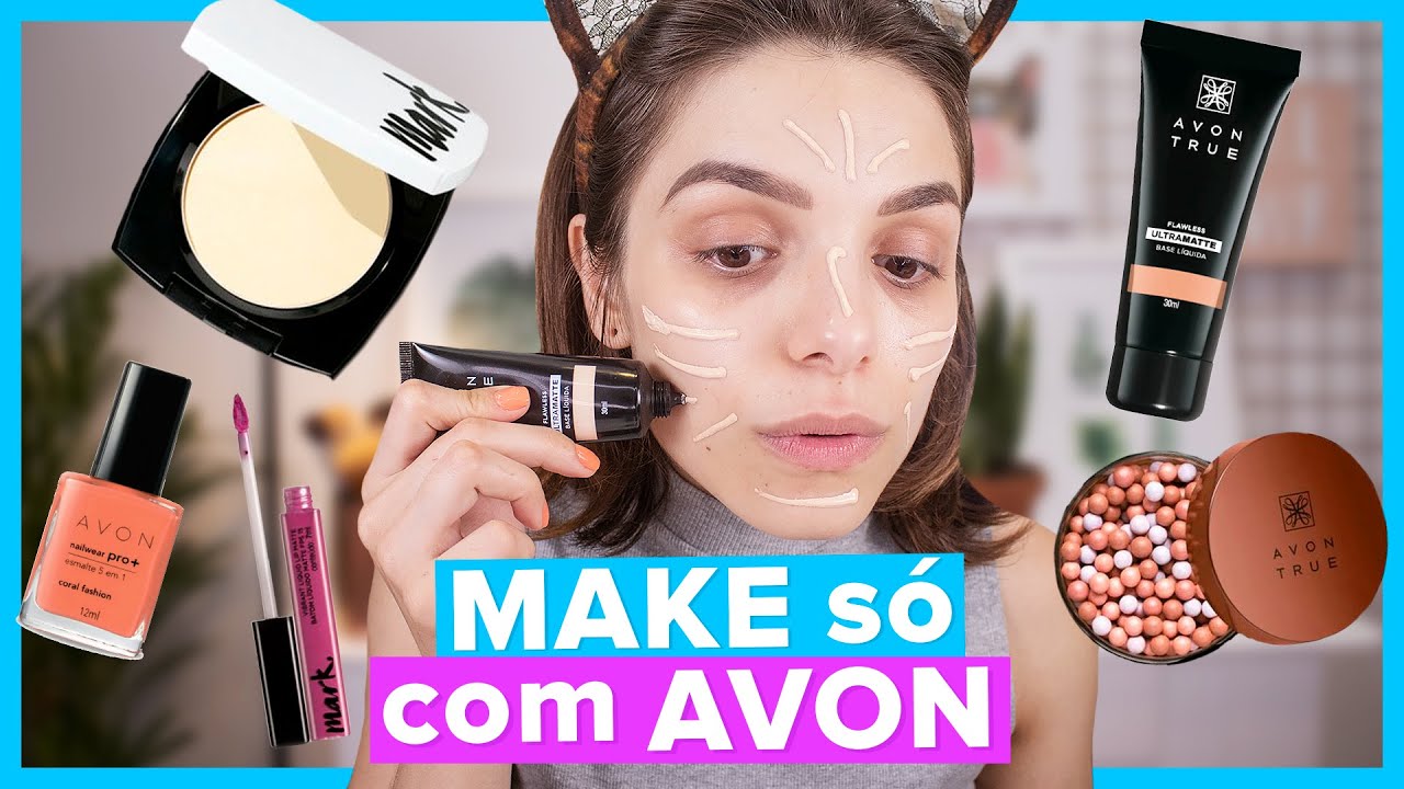 TESTEI as MAKES da AVON e fiz algo DIFERENTE