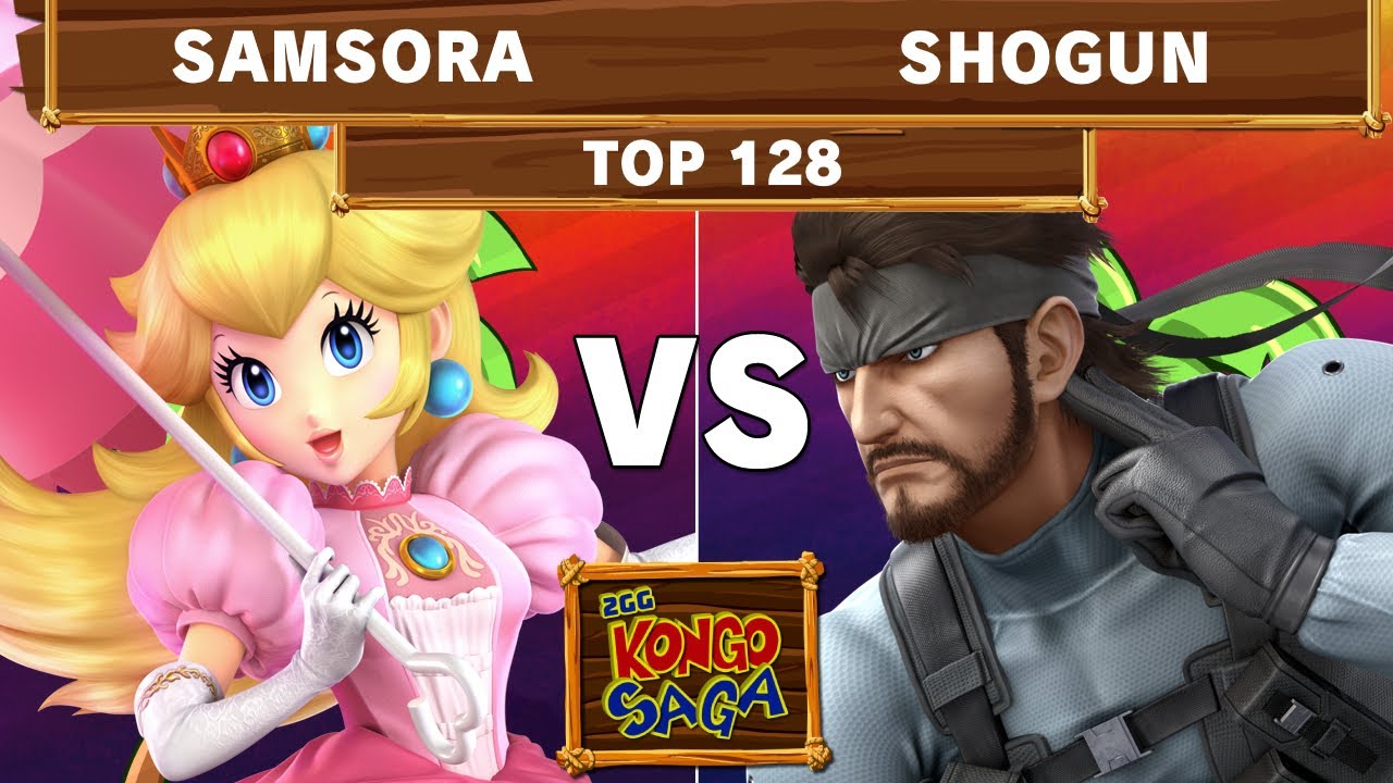 2GG Kongo Saga - eUnited | Samsora (Peach) Vs GW | Shogun (Snake) Top 128 Winners - Smash Ultimate