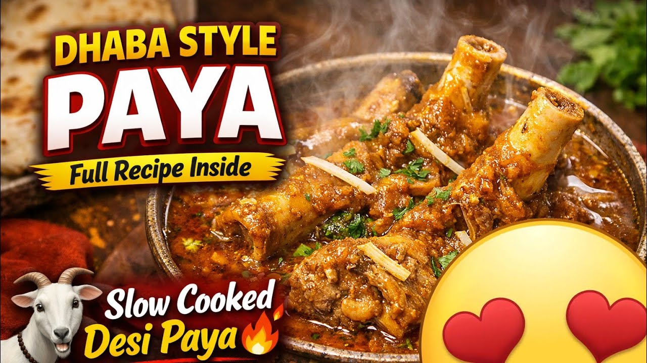 घर पर बनाएं होटल जैसा पाए | Easy & Authentic Paya Recipe Step by Step