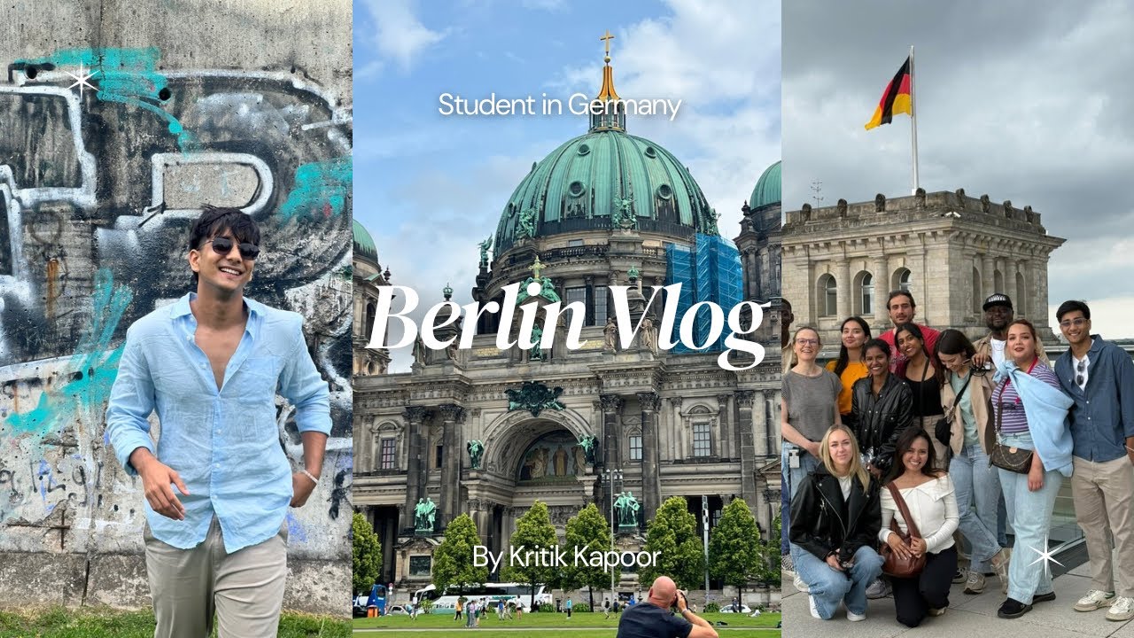 Berlin Vlog | Hostel Stay with Master’s Batchmates | Tried Dosa | Kritik Kapoor Vlogs