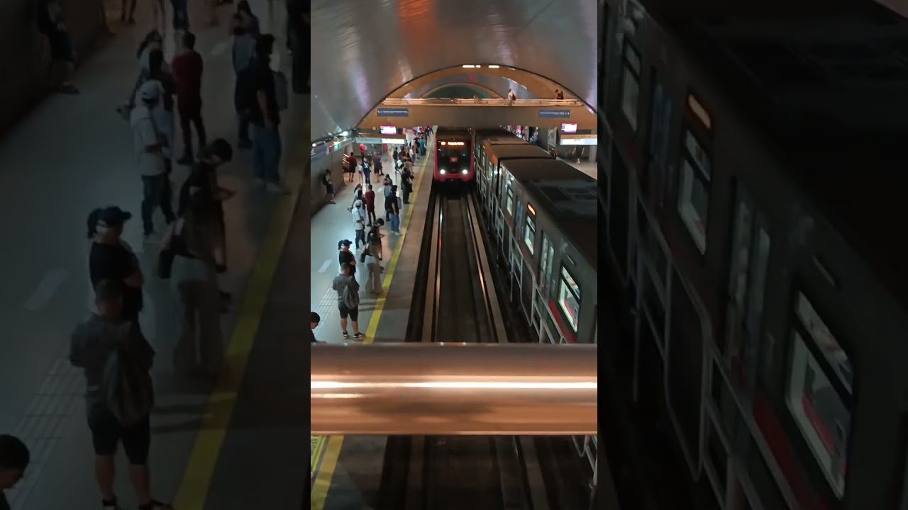 Trenes en La Cisterna L2 