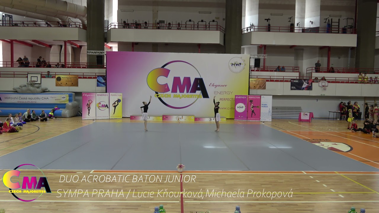 CMA MČR 2021 SYMPA PRAHA Lucie Kňourková, Michaela Prokopová / DUO ACROBATIC BATON JUNIOR
