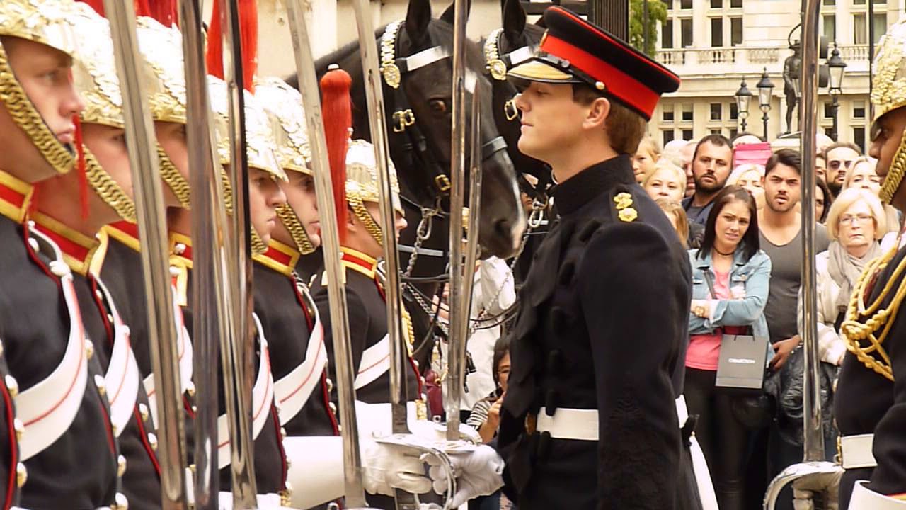 The Blues and Royals. 4 o'clock parade