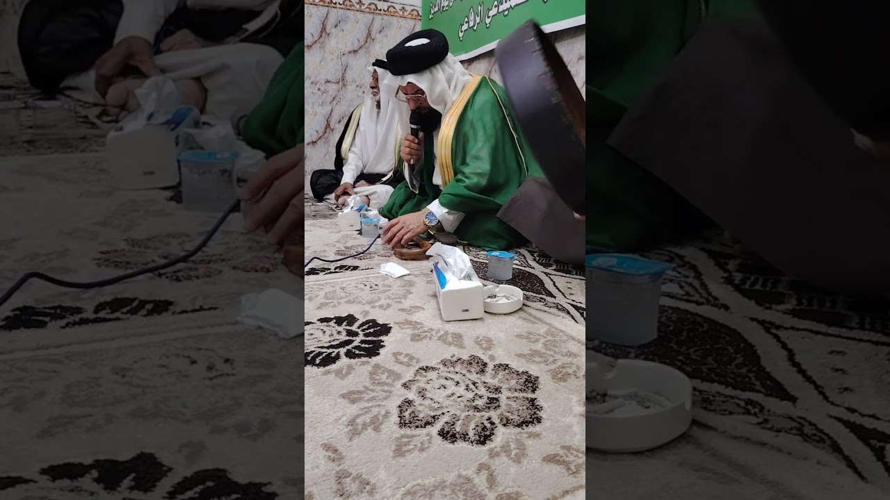سيد سعيد الصميدعي في كركوك في تكيه العم السيد حسين شهاب الصميدعي 