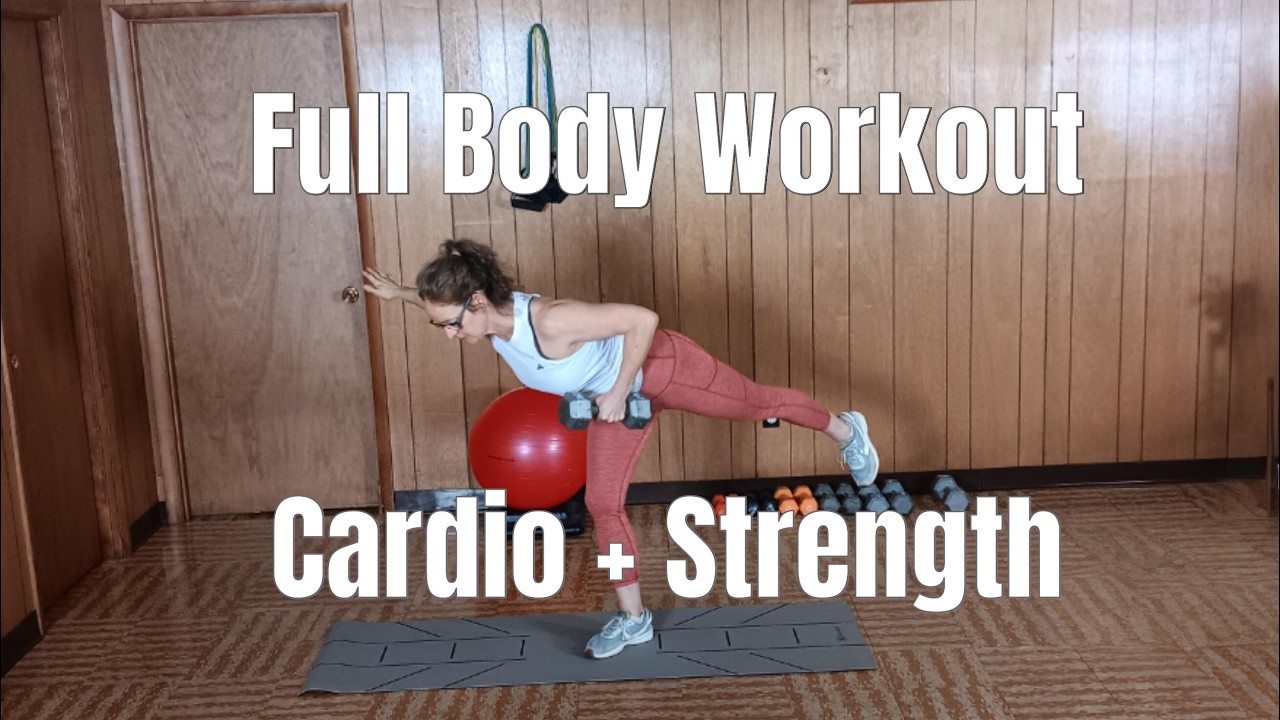 Full Body Workout // Cardio + Strength (No Repeat) // Burn Fat 🔥 🔥