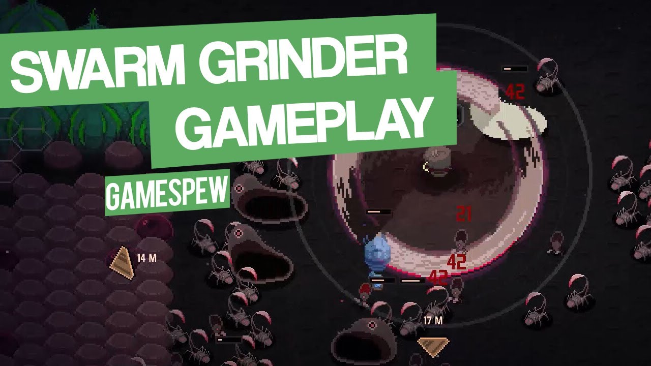 Swarm Grinder Gameplay - A Sci-fi Survivors-Like