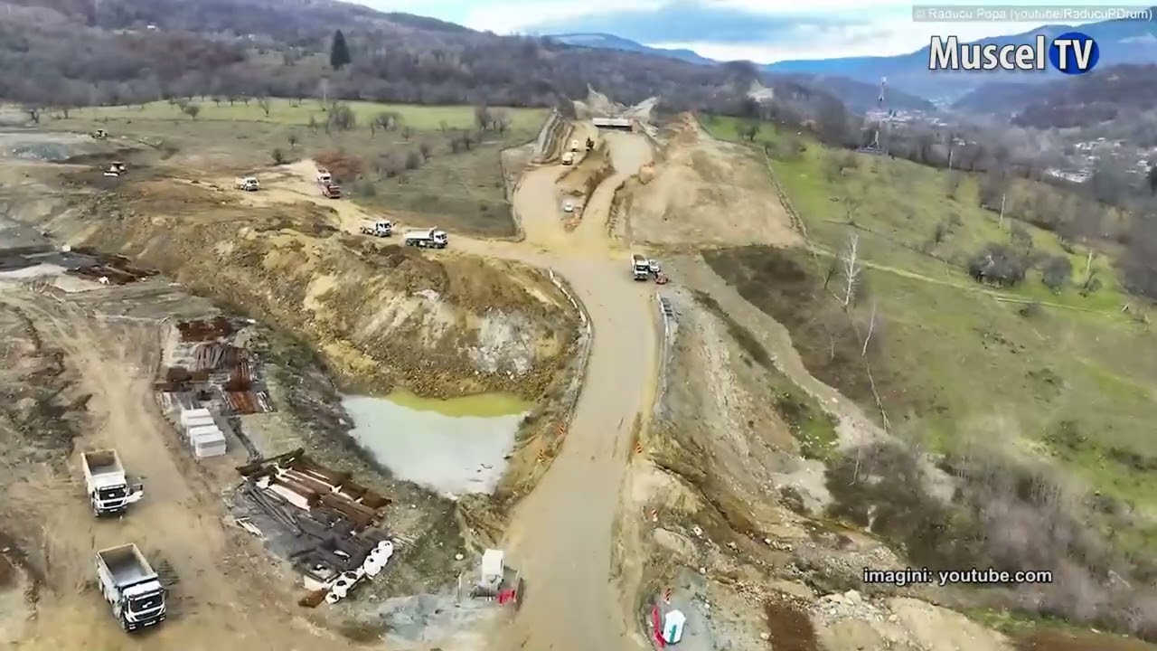 jurnal MUSCEL TV 14 01 2026 TBM – UTILAJUL CARE VA FORA CEL MAI LUNG TUNEL- AUTOSTRADA SIBIU-PITEȘTI
