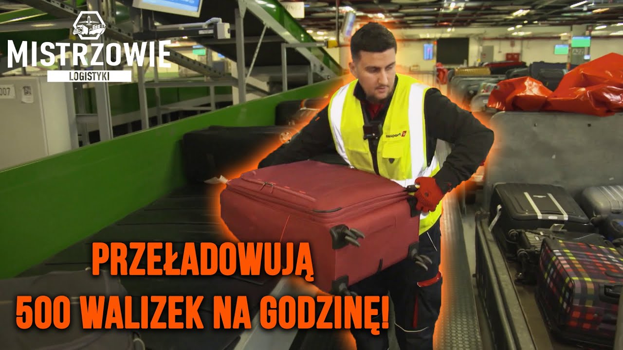 Zobacz, co dzieje się z bagażami na lotnisku! | Mistrzowie Logistyki