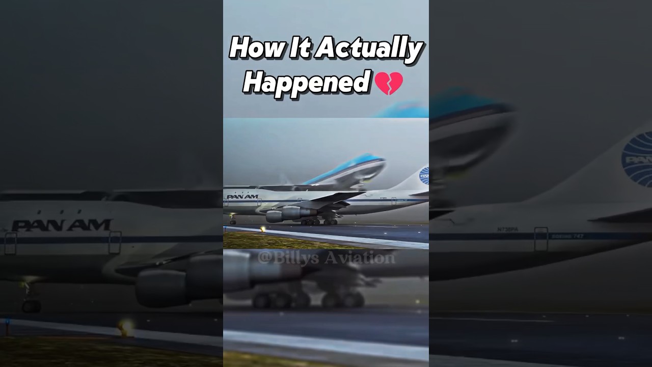 Tenerife Airport Disaster | What Was Supposed To Happen💔 #aviation #sad #edit #planecrash #shorts