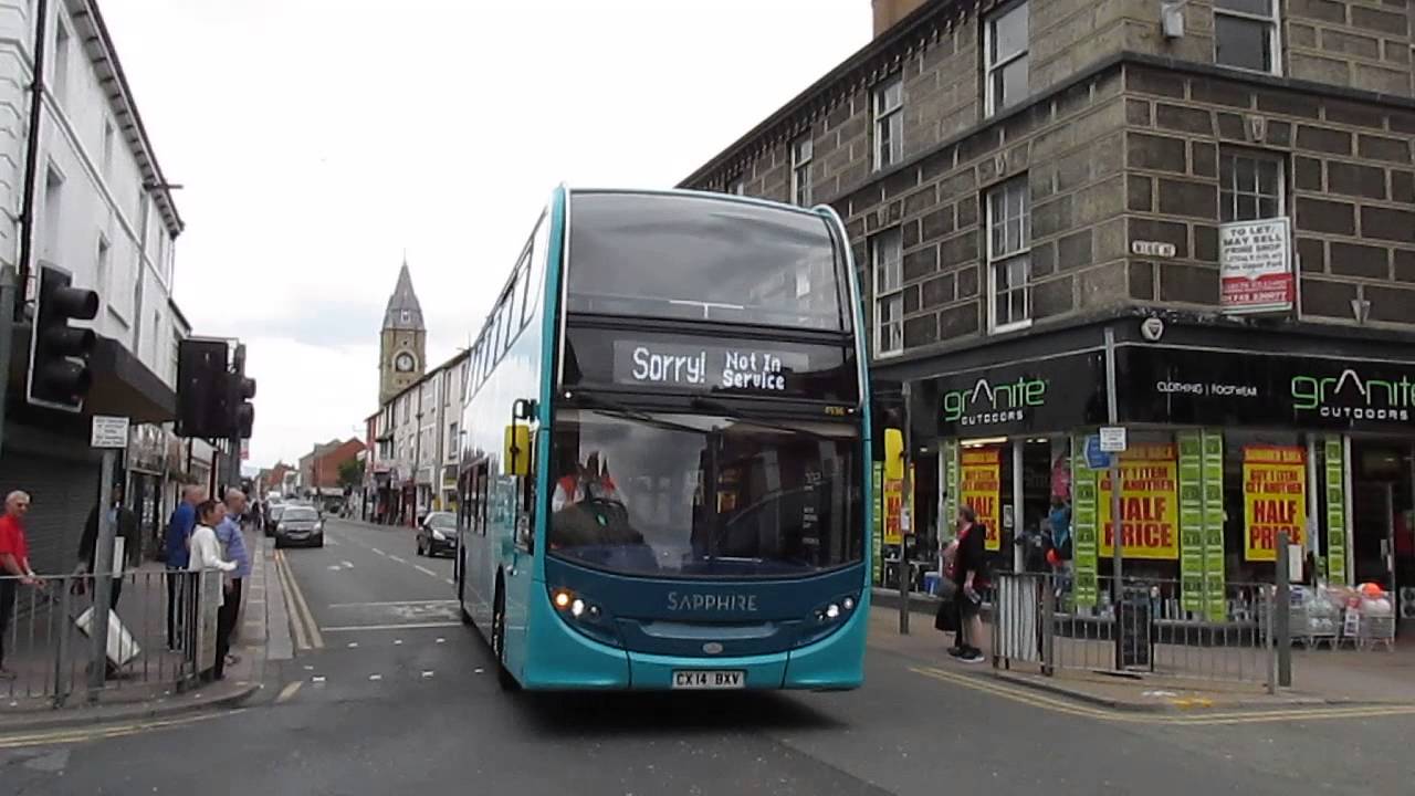 **Sapphire Bus on test - CX14BXV Arriva Buses Wales 4536**