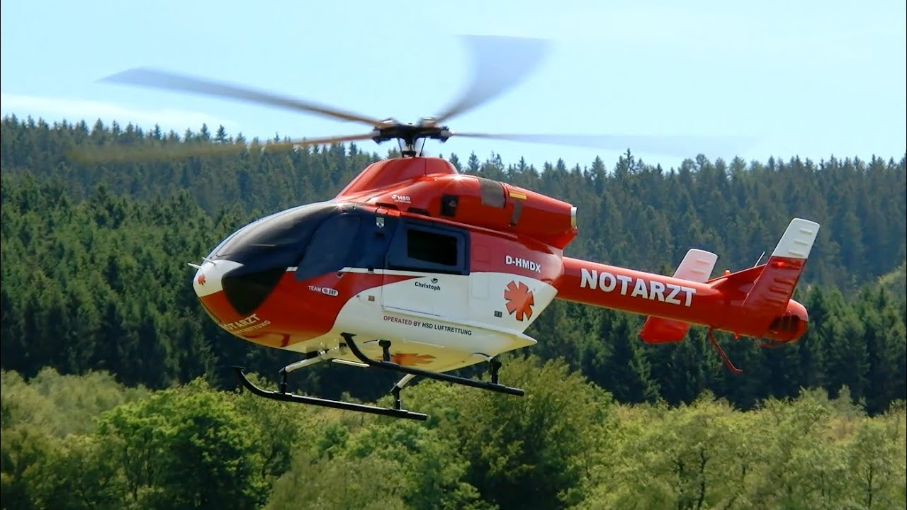 MD-900 902 NOTAR SYSTEM BIG SCALE RC ELECTRIC MODEL HELICOPTER / Turbine meeting 2015 *1080p50fpsHD*