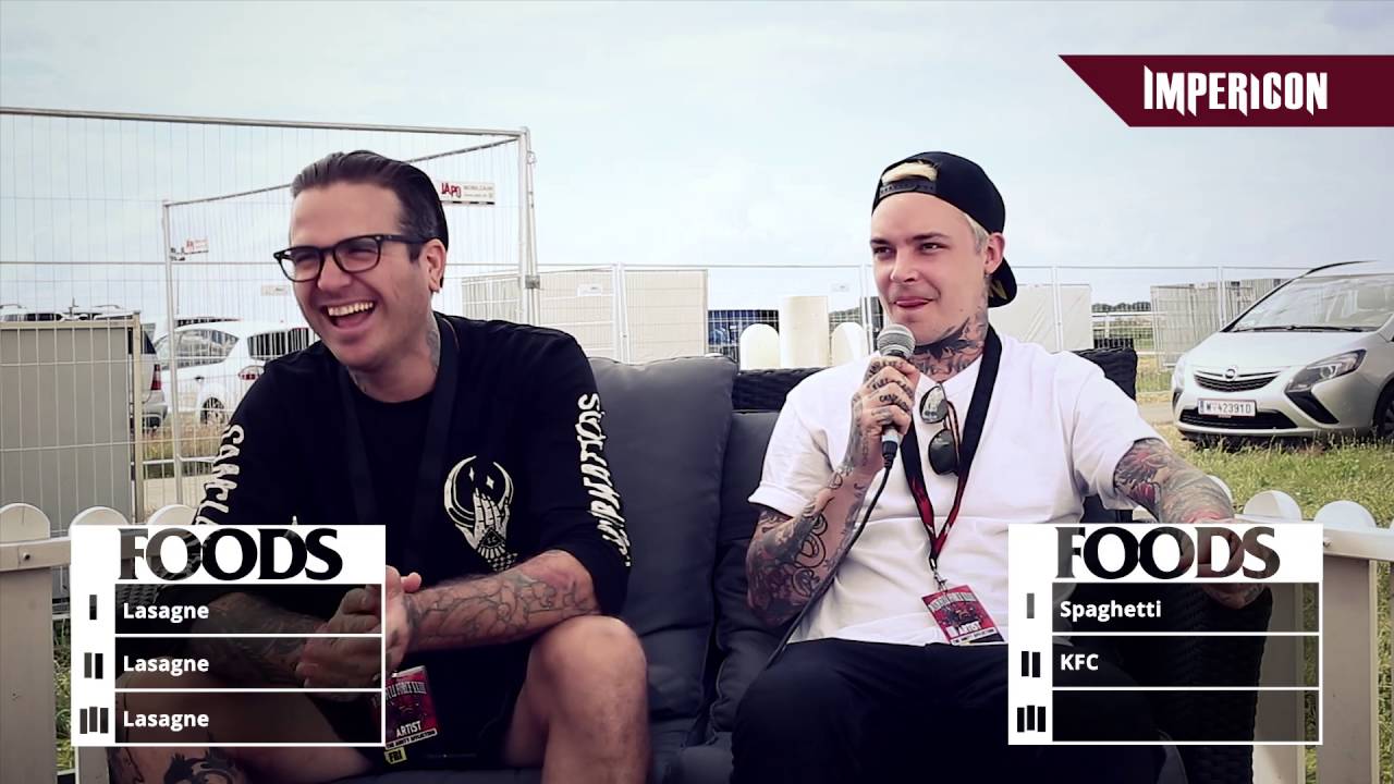 Тройка лидеров с The Amity Affliction