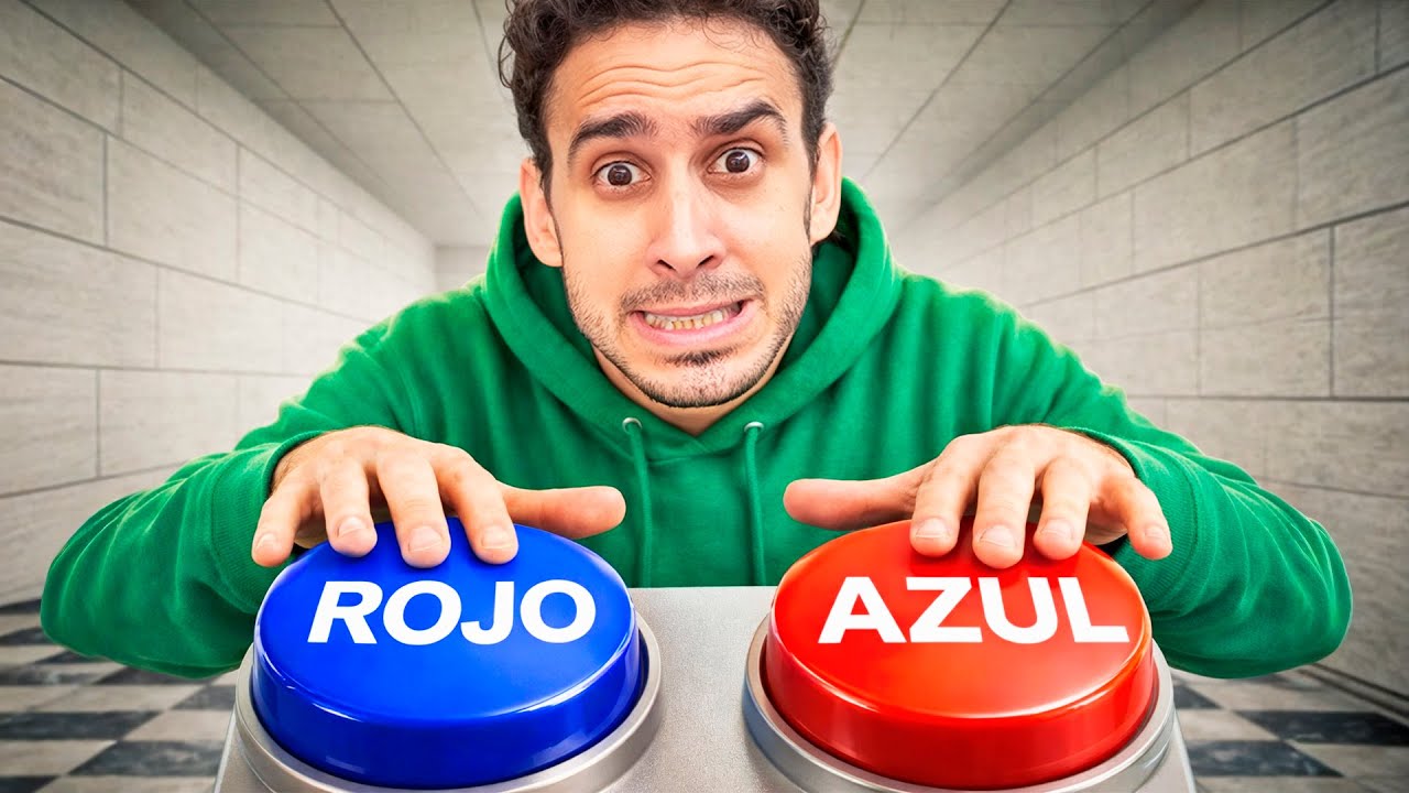 El Botón ROJO es Azul 🔴🔵 Juego Troll