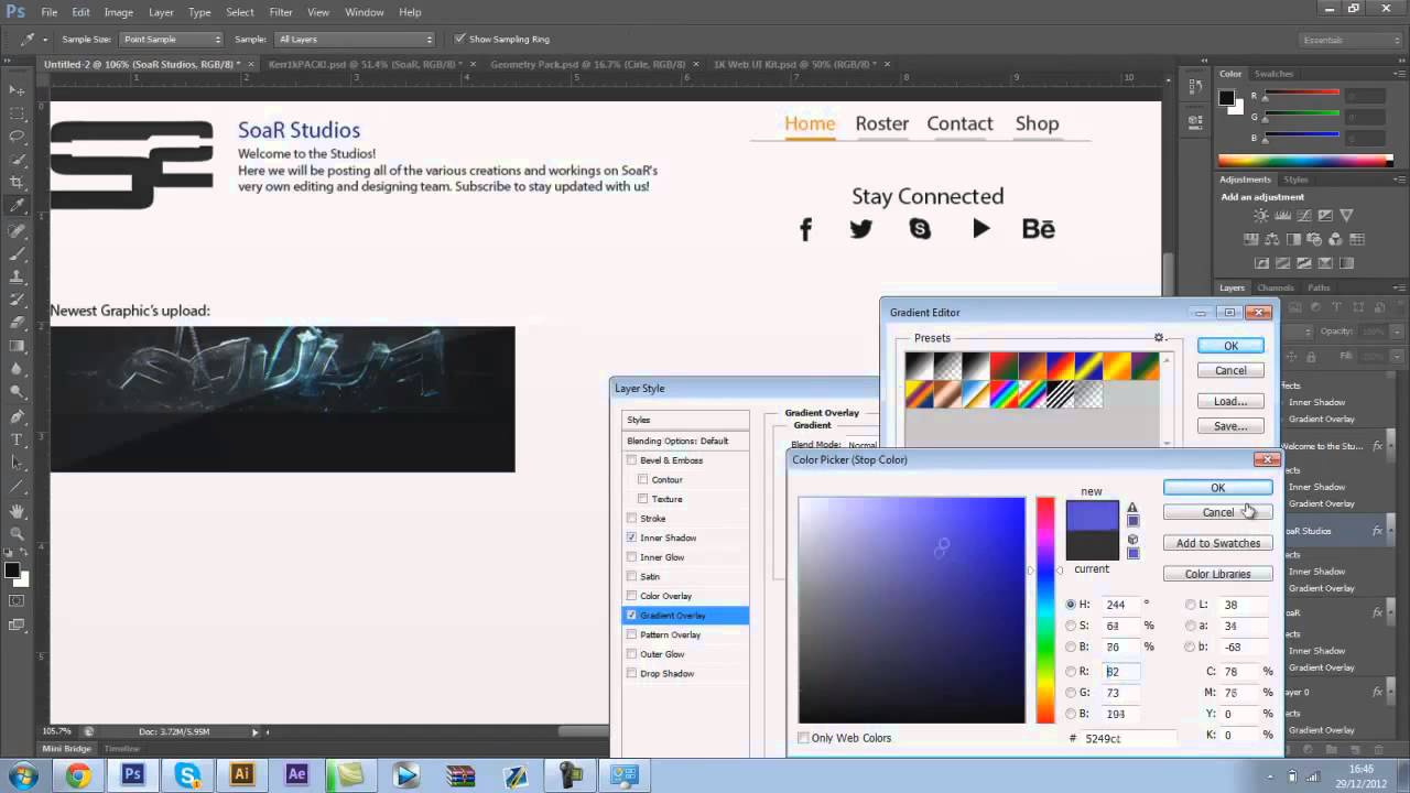 SoaR Studios Web Design - SPK