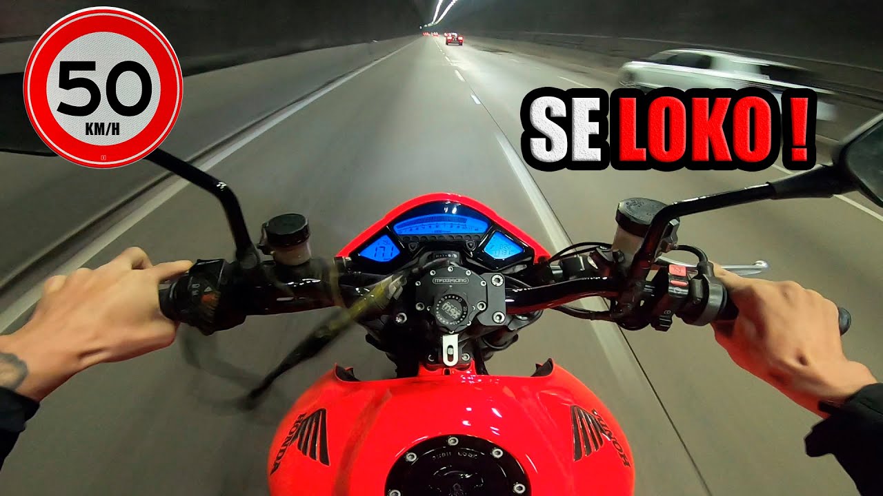 ACELERANDO FORTE NA IMIGRANTES DE CB1000R SO O CANO + NAO VI O RADAR NO TUNEL E TOMEI MULTA 😡😡!