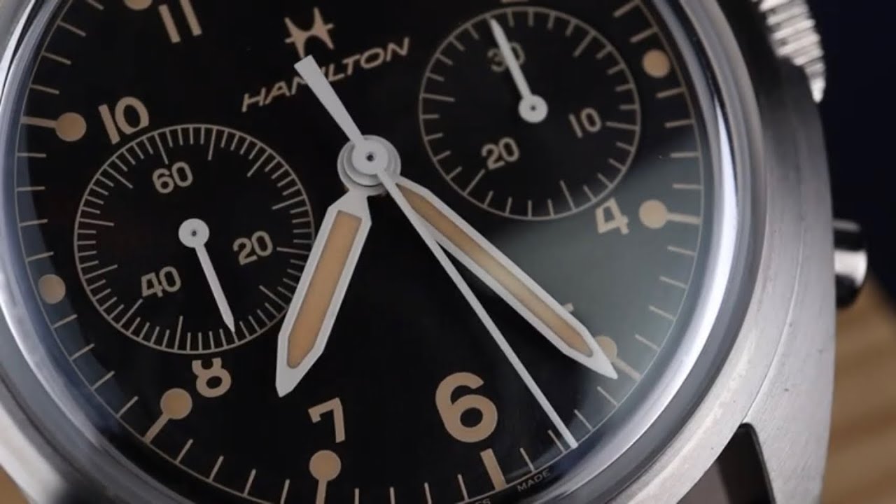 Hamilton Khaki Aviation Pioneer Mechanical Chrono