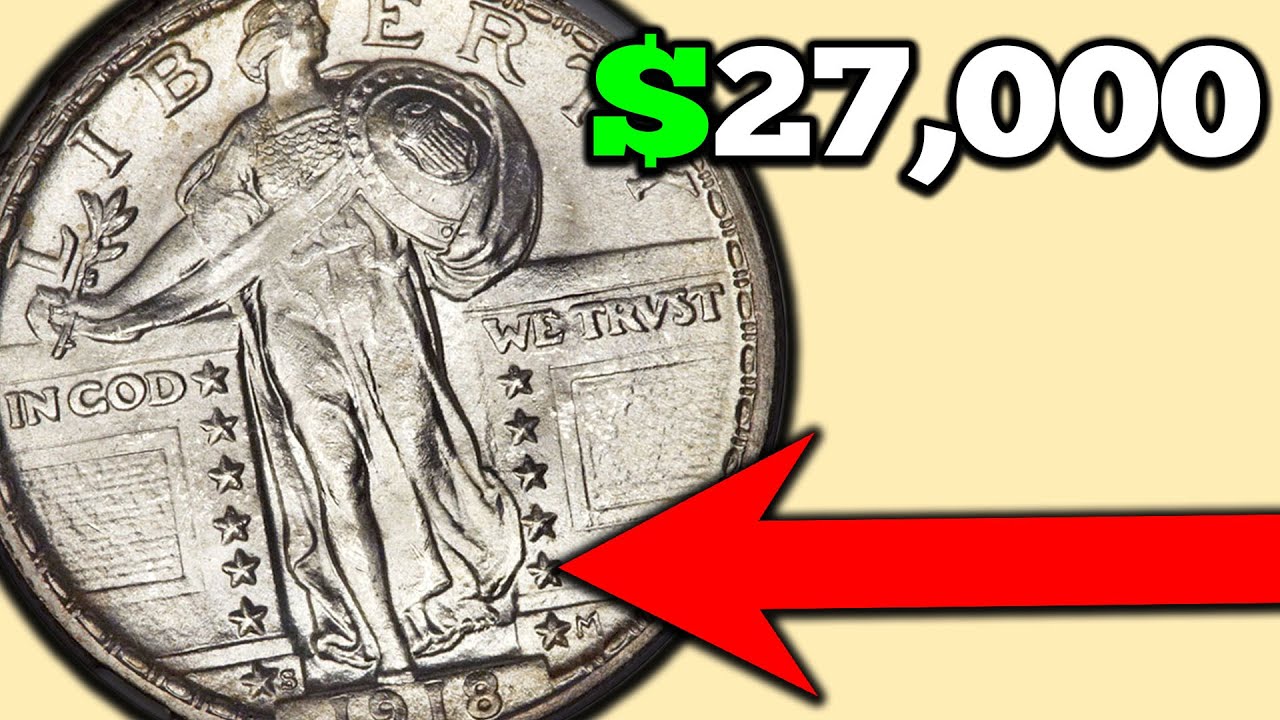 Rare 1918 Standing Liberty Quarters Worth A LOT of Money!