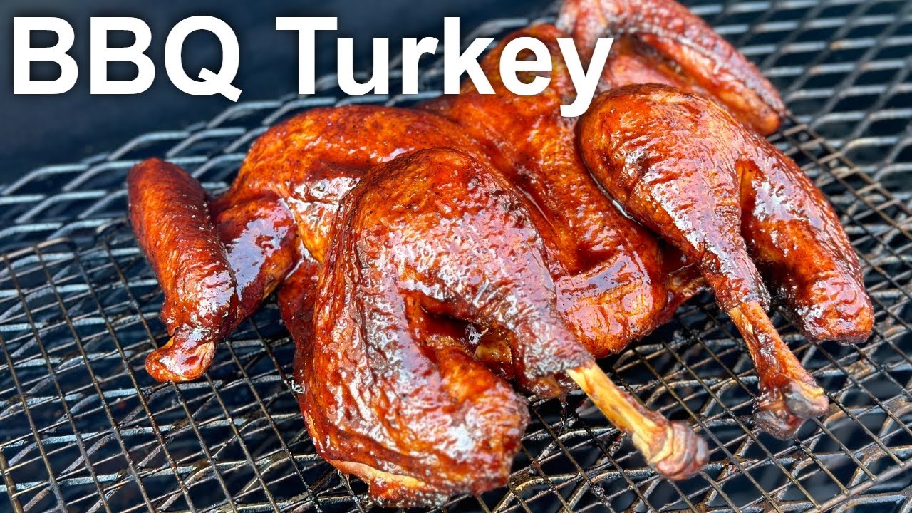 This BBQ Smoked Whole Turkey Is PACKED With Flavor!