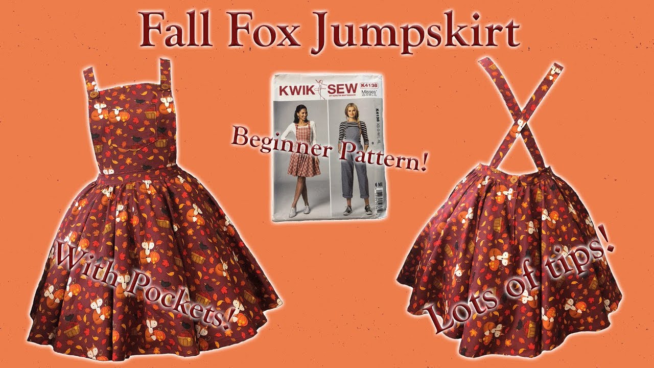 Юбка-джемпер Fall Fox | Kwik Sew 4138