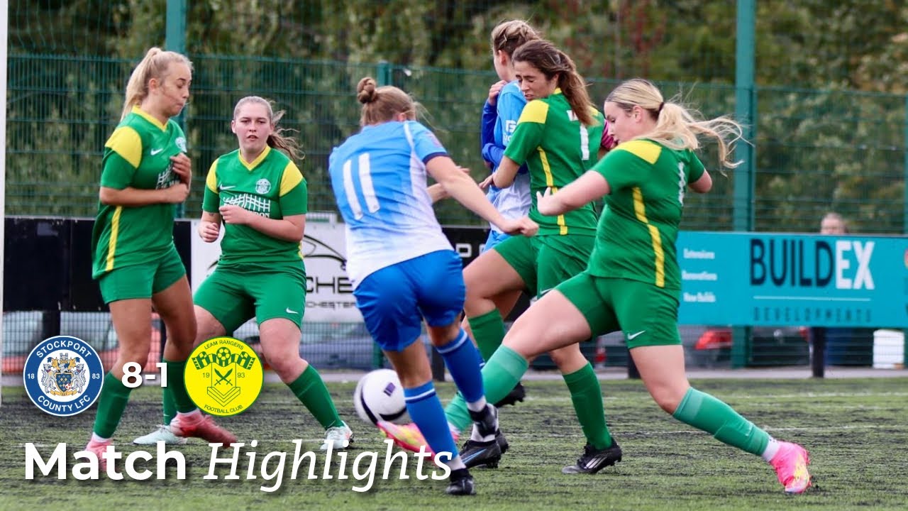 Stockport County Ladies 8-1 Gateshead Leam Rangers Women  | Match Highlights | 05/10/25