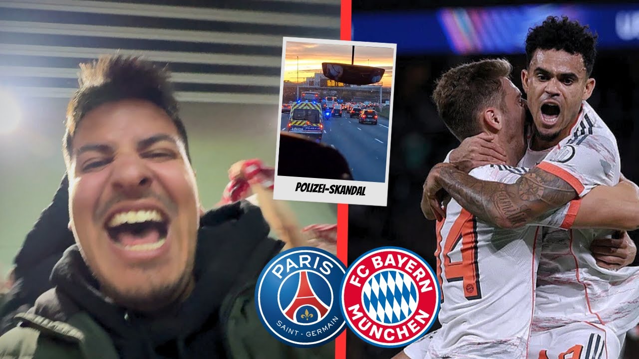 MACHTDEMONSTRATION trotz POLIZEI-SKANDAL bei ANREISE 🖕🔥🔥 | PSG vs. FC Bayern München | CedrikTV