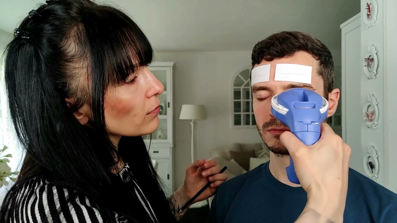 Eye Measuring & Glasses Fitting ASMR