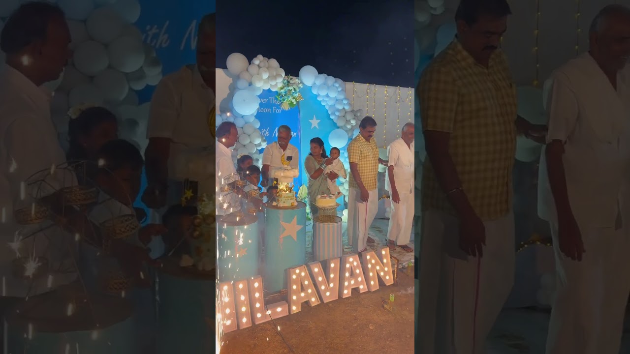 Baby&rsquo;s 1st Birthday Decoration | Madurai Event Planner | 6383737340