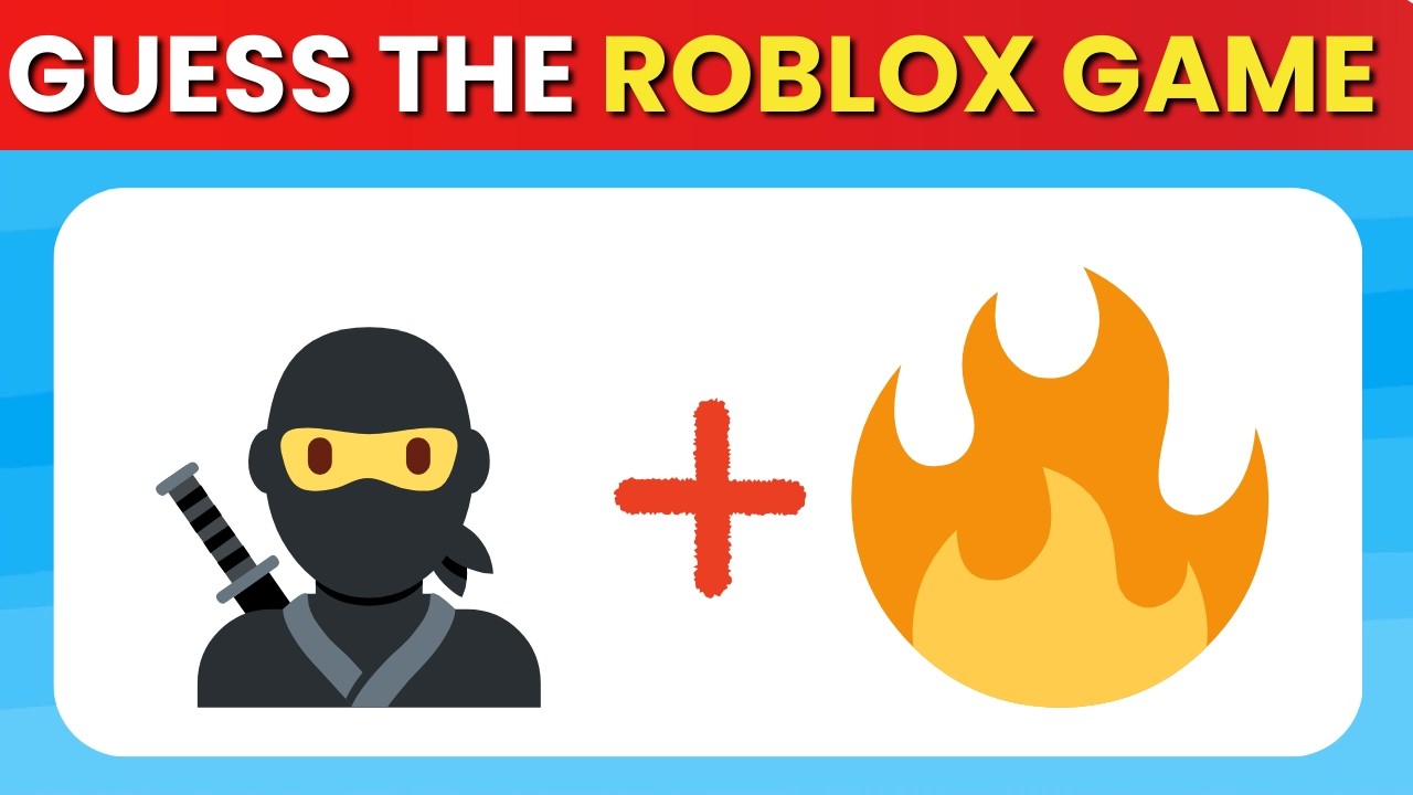 Can You Guess The Roblox Game By Emoji ? Roblox Game Quiz Challenge